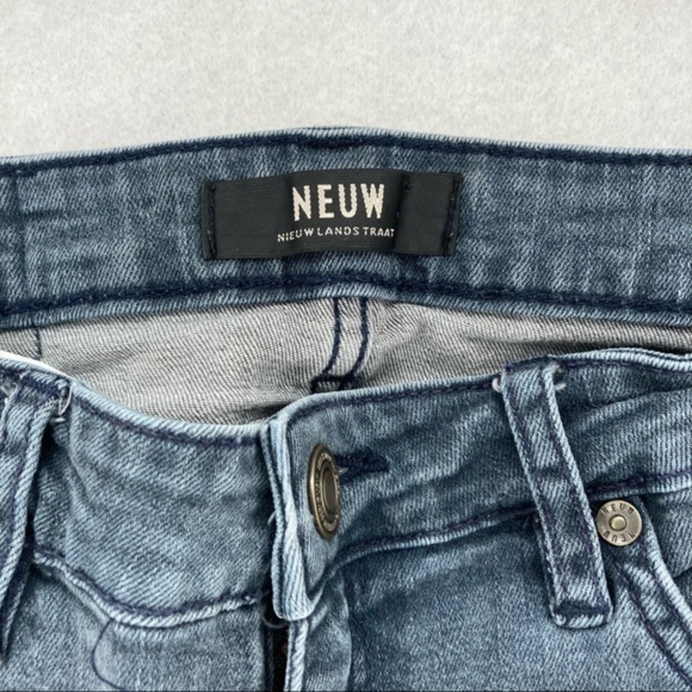Neuw Razor Skinny Blue Denim Low Rise Jean‎ - Picture 2 of 10